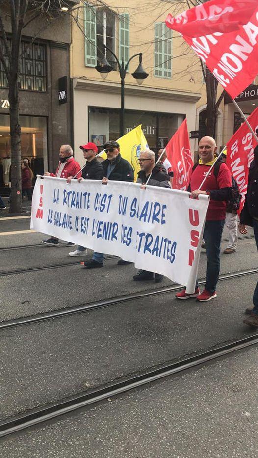 Participation à la Manifestation à Nice le Mardi 16 Février 2023.