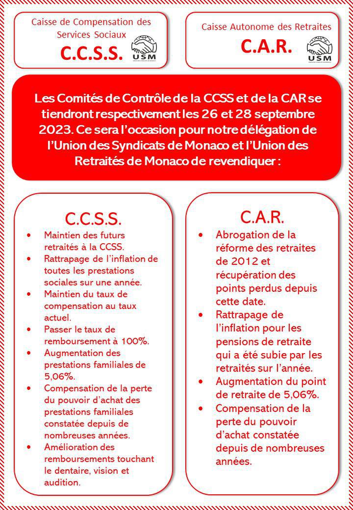 Appel au Soutien de la Délégation CCSS - CAR