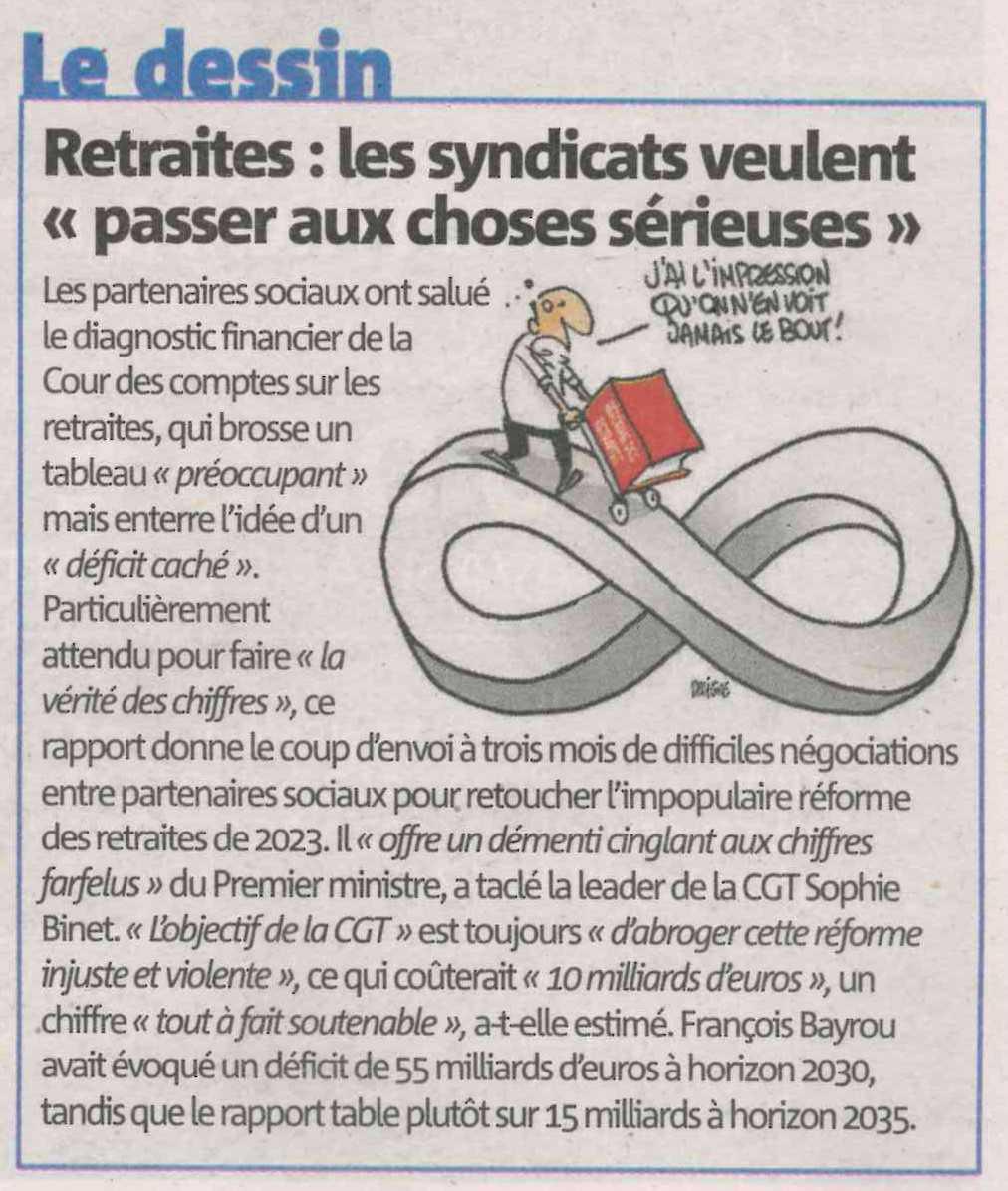Retraites: Les syndicats veulent "passer aux choses sérieuses"