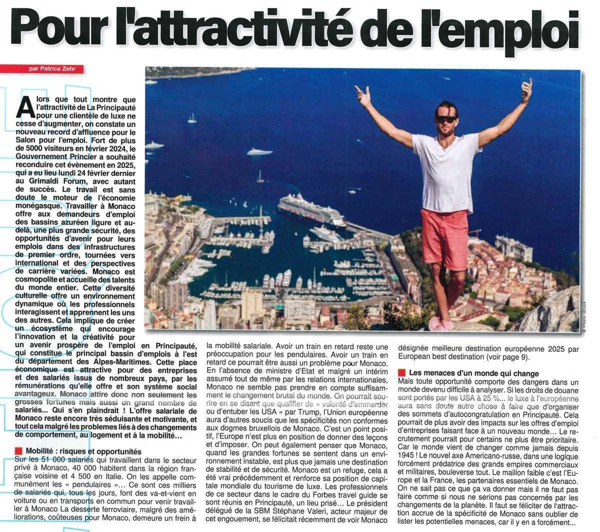  Pour l'attractivité de l'emploi