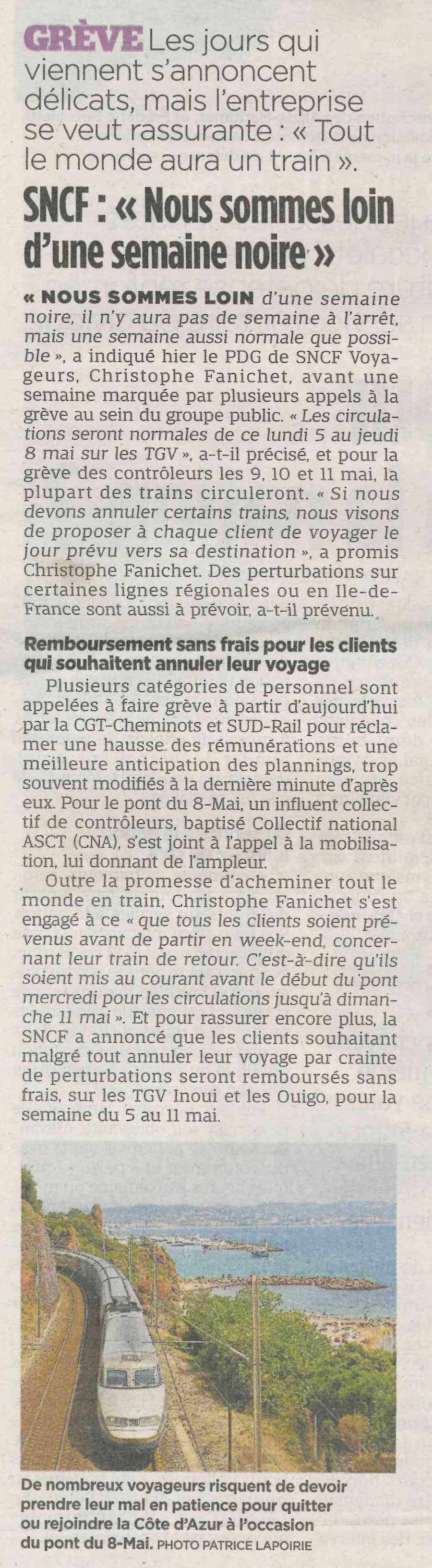 SNCF: "Nous sommes loin d'une semaine noire"