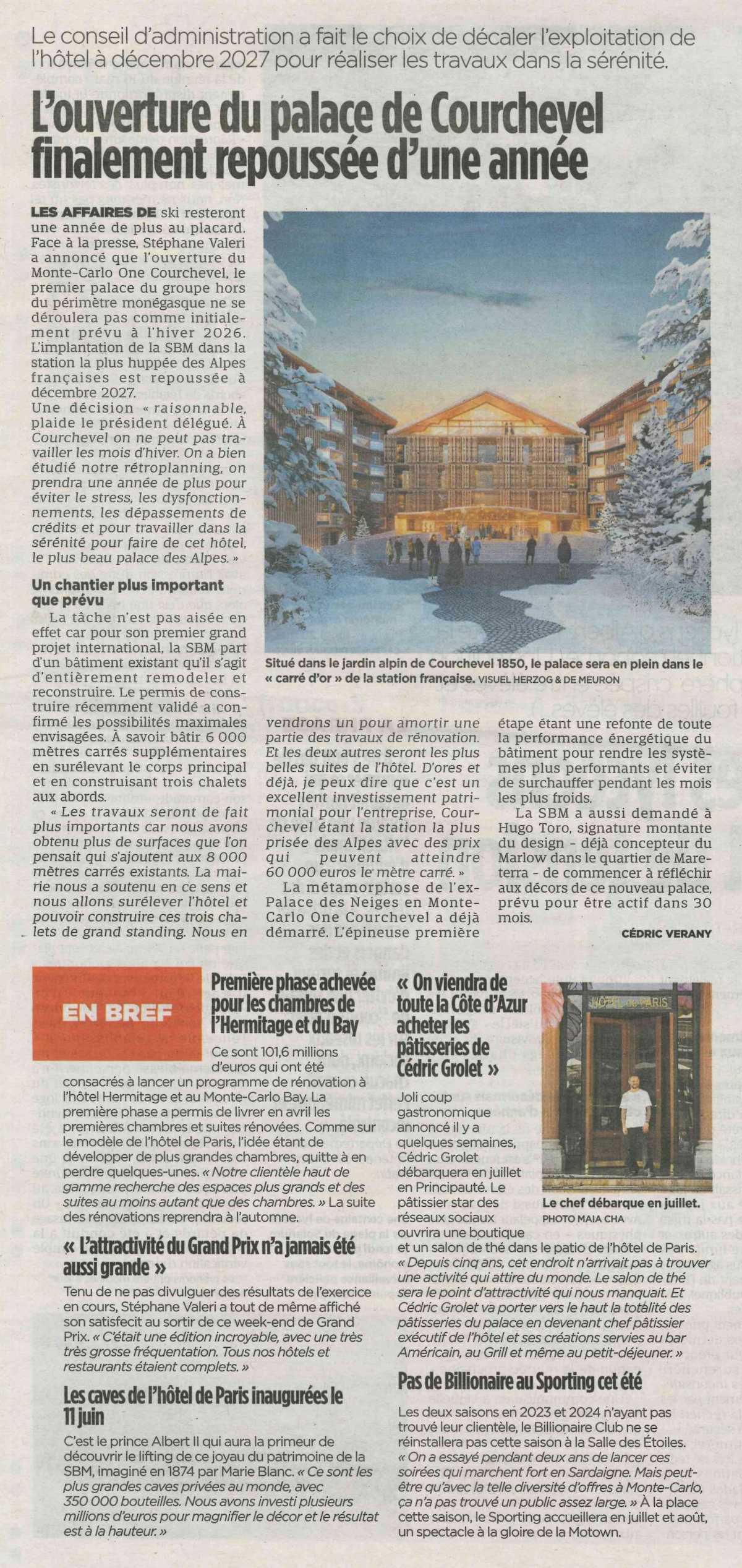"La SBM ne s'est jamais aussi bien portée"