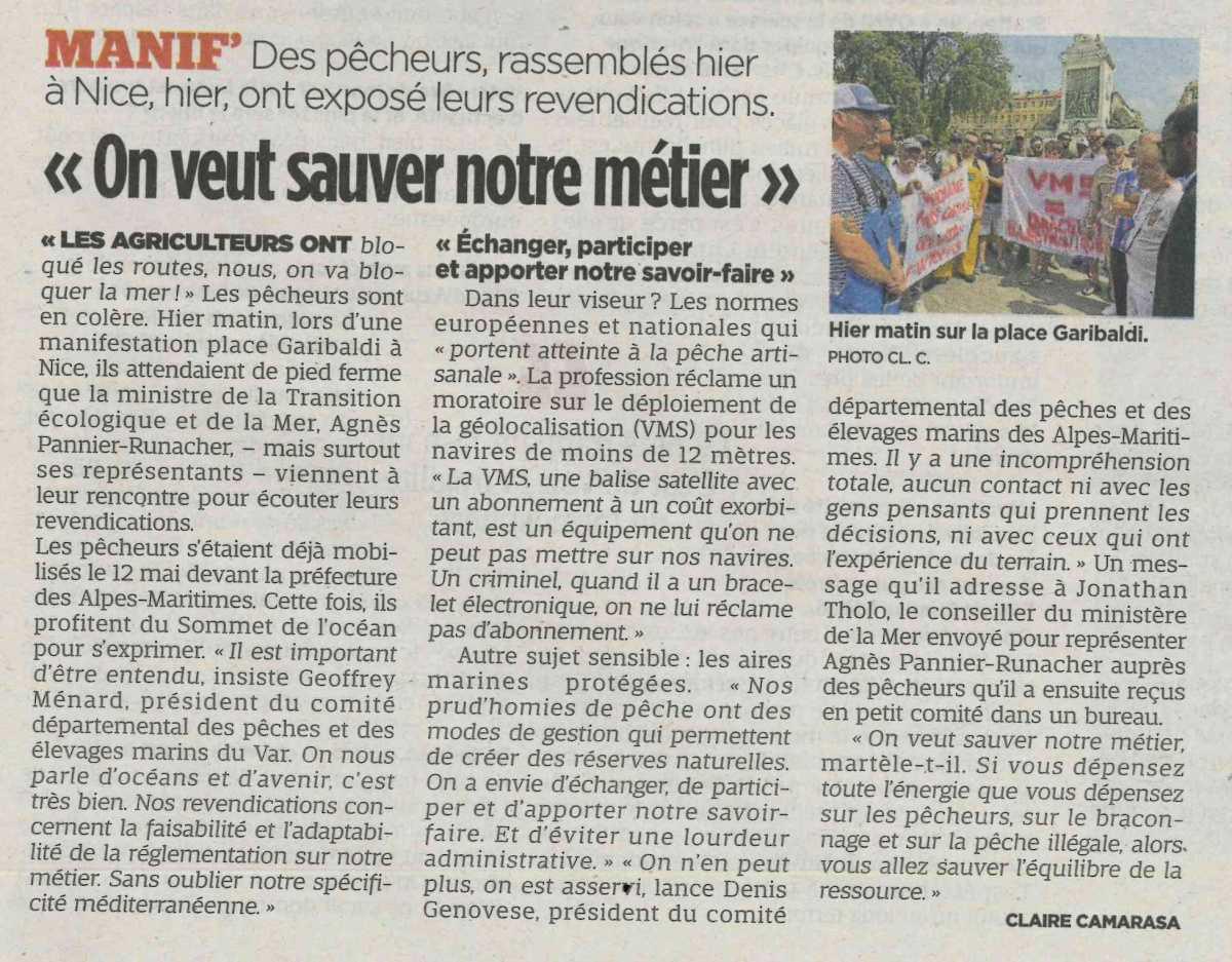 "On veut sauver notre métier"