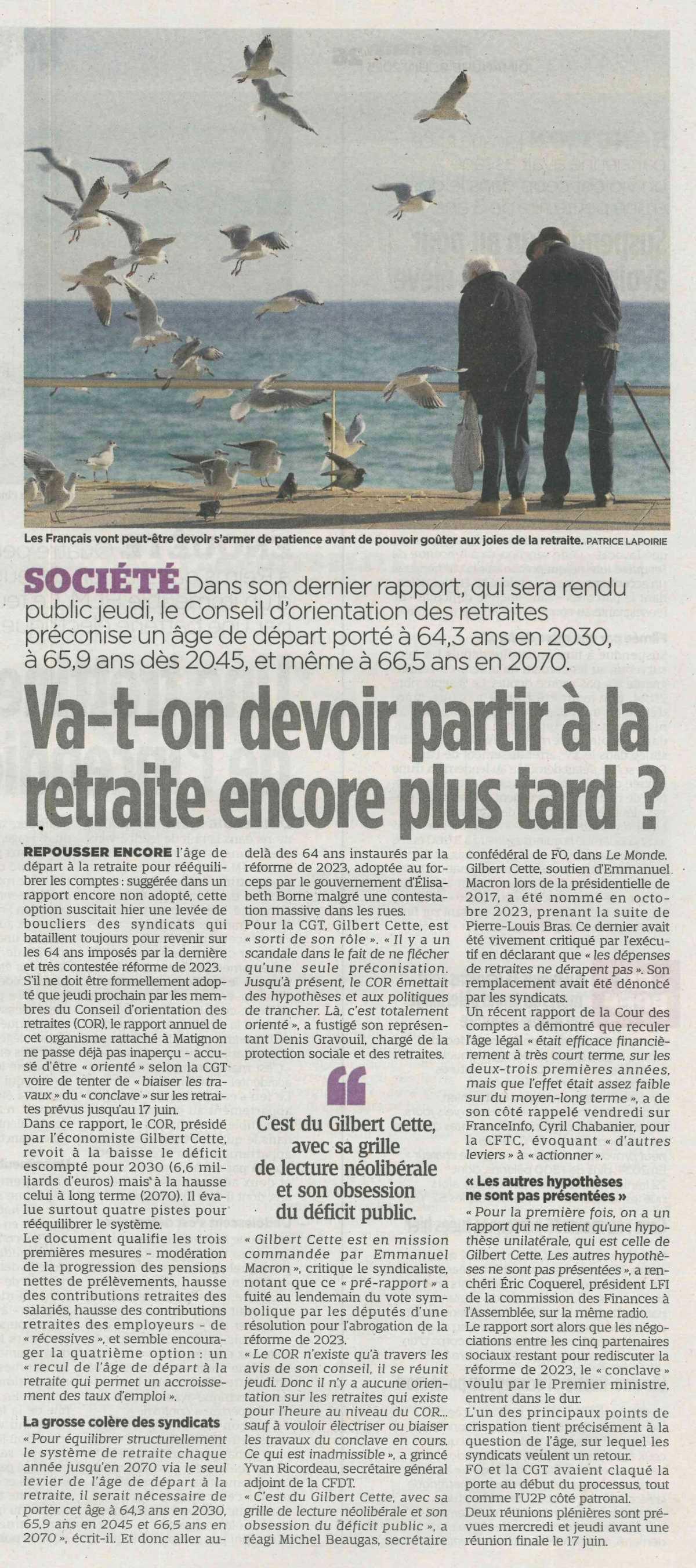 Va-t-on devoir partir à la retraite encore plus tard ?