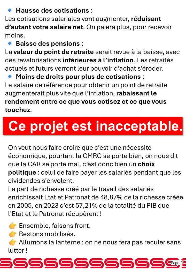 le journal "La lanterne" numéro 1 du Syndicat Commerce Distribution et Services