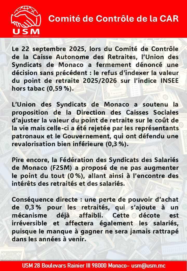 Comité de Contrôle de la Caisse Autonome des Retraites