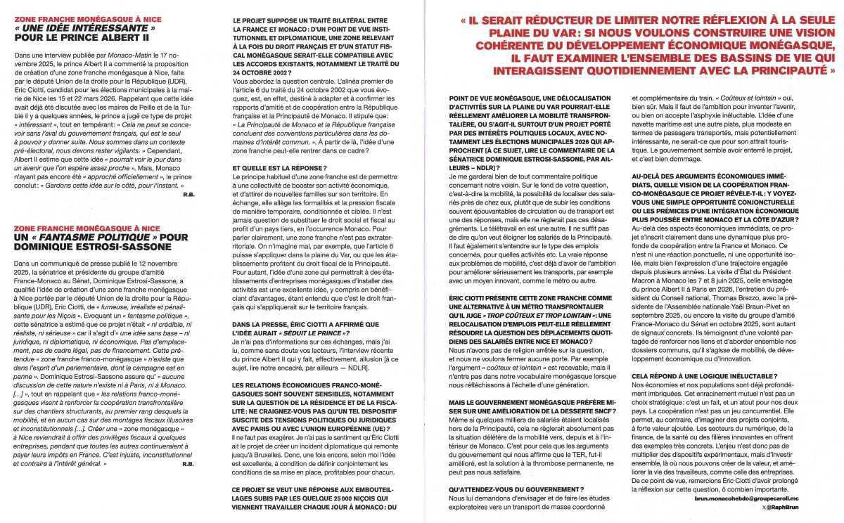 Zone Franche Monégasque à Nice