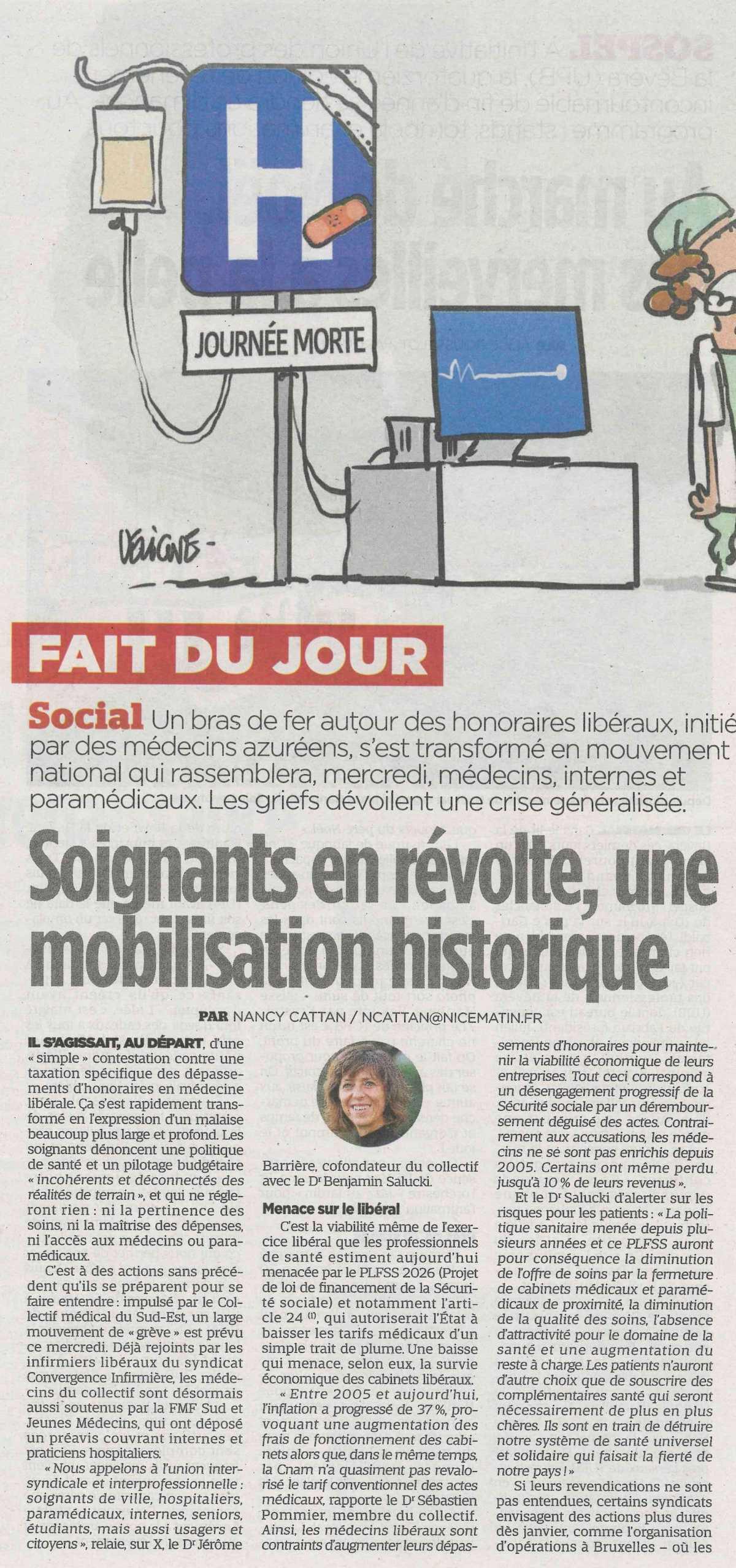 Soignants en révolte, une mobilisation historique.