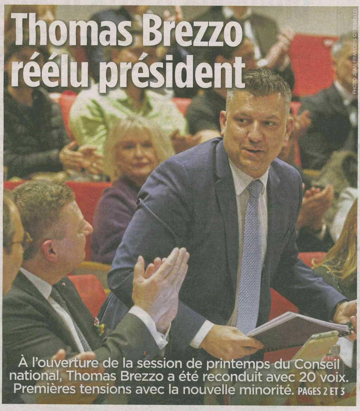 Thomas BREZZO réélu président