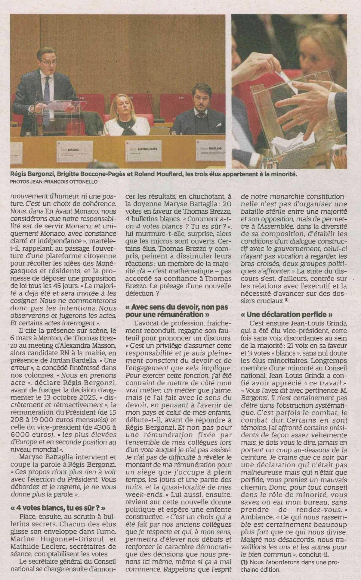 Thomas BREZZO réélu président