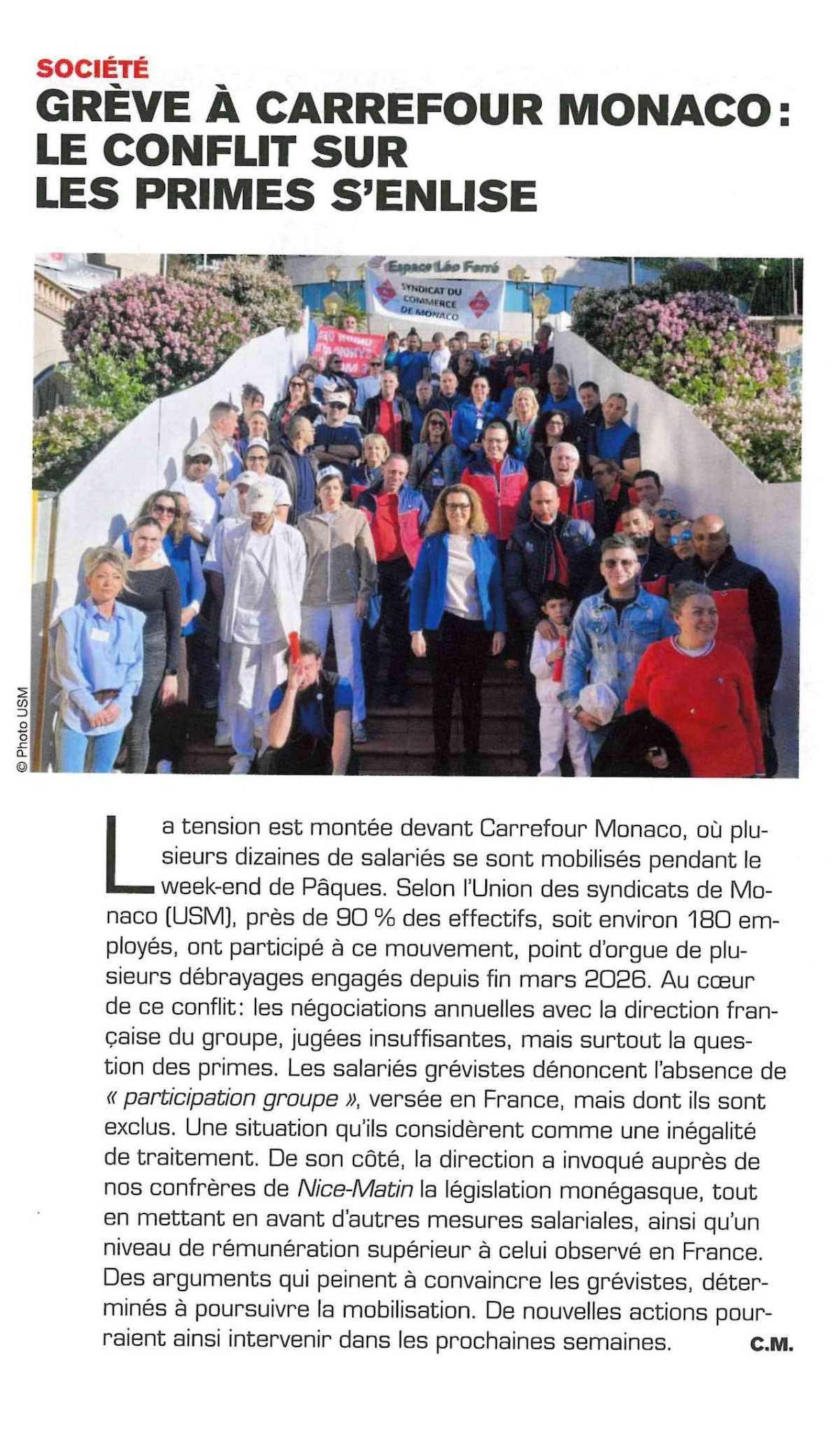 Grève à Carrefour Monaco: le conflit sur les prime s'enlise