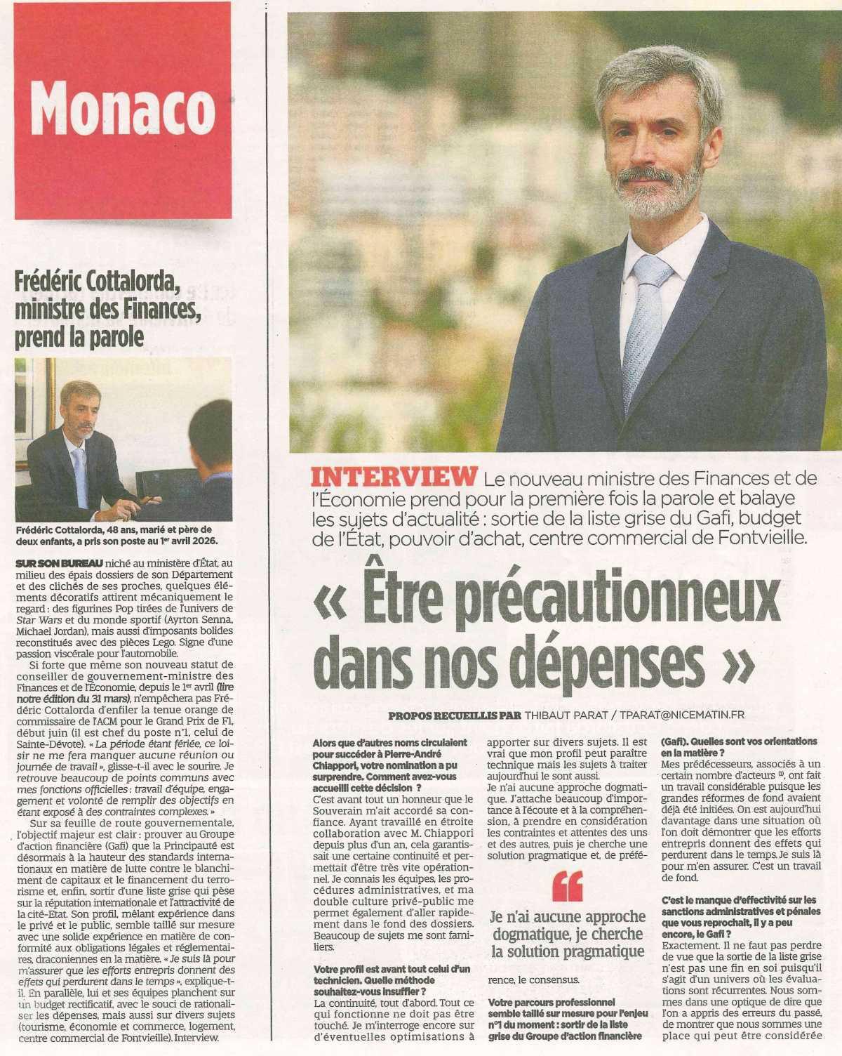 "Être précautionneux dans nos dépenses"