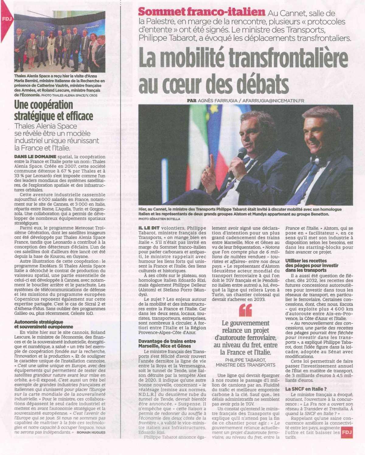 Macron et Meloni ont affiché hier leur rapprochement