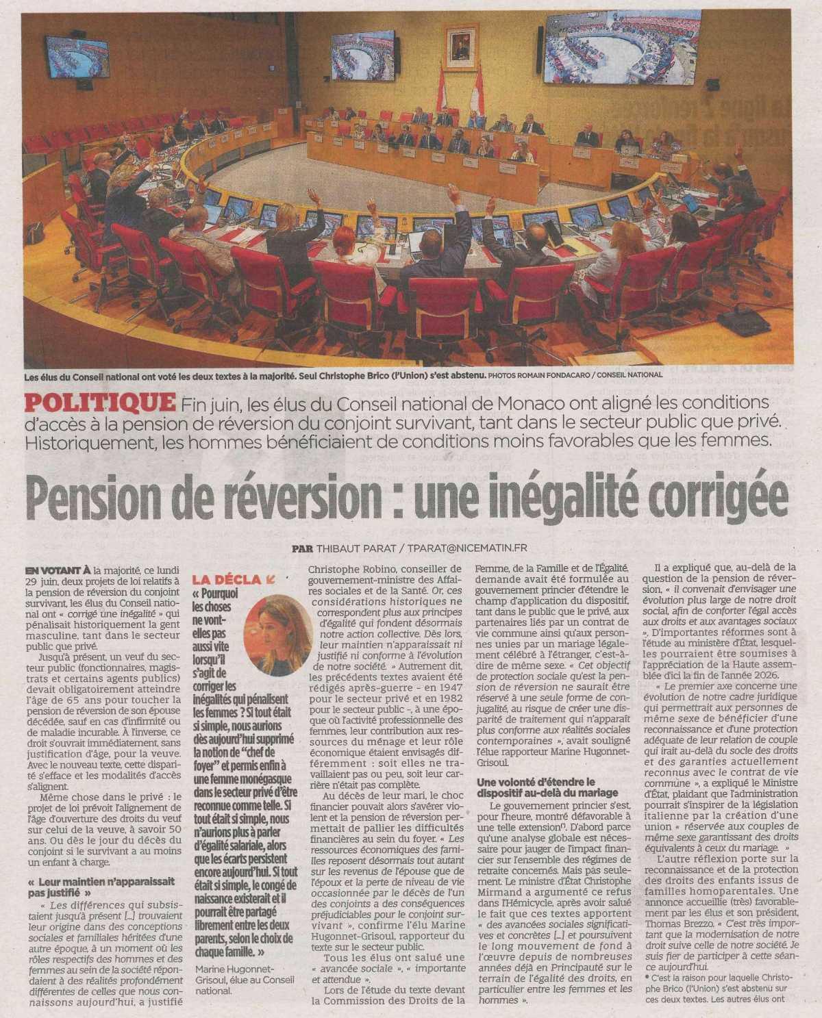  Pension de réversion une inégalité corrigée