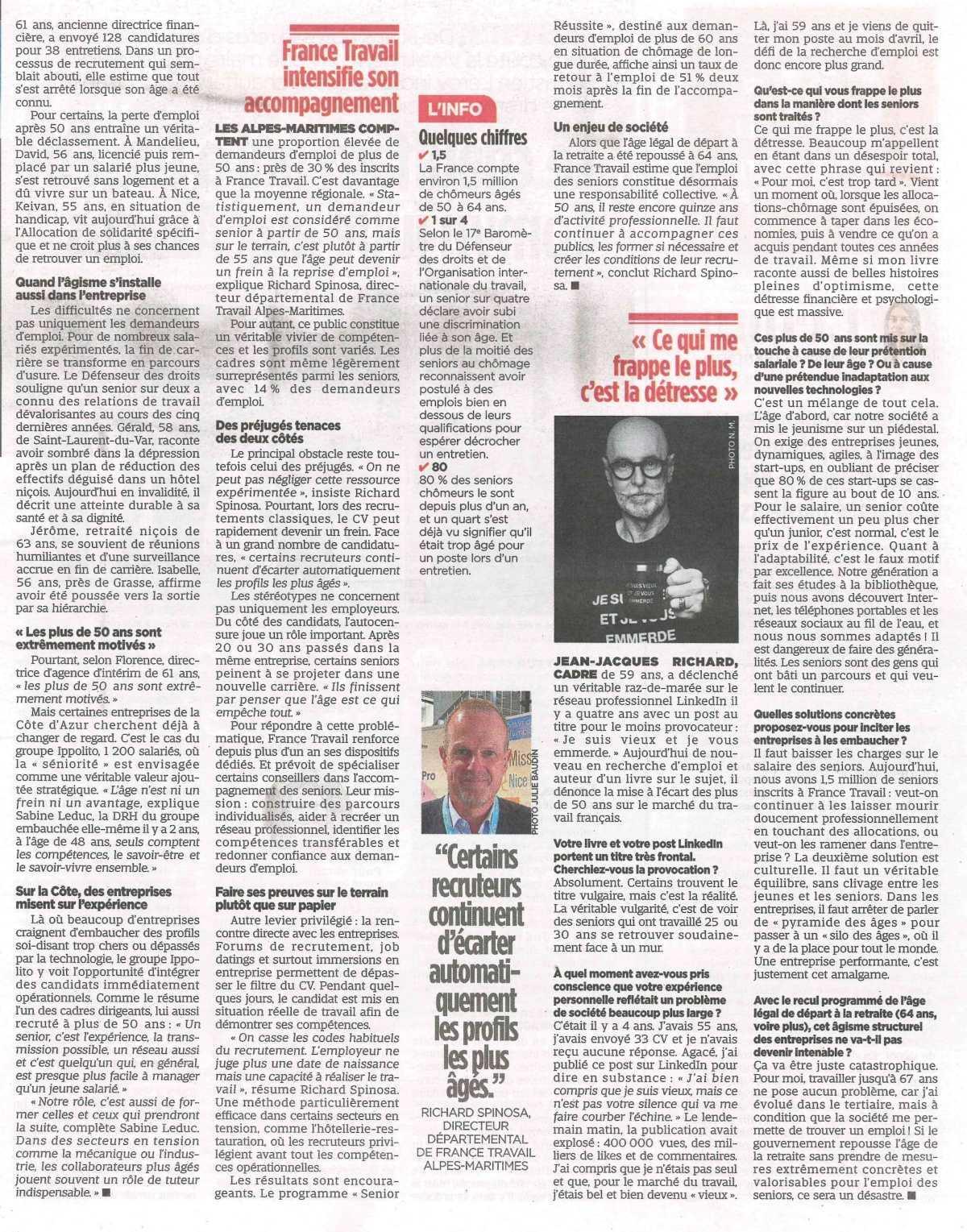 Senior de plus de 50 ans: trop vieux pour travailler ?