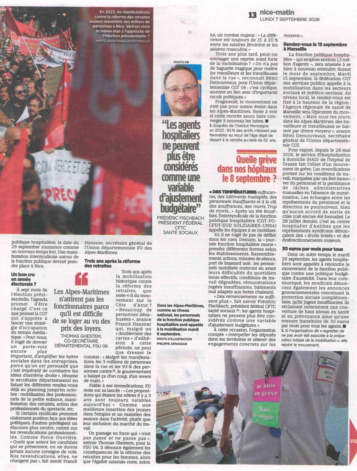 Quelle rentrée sociale pour la côte d'azur ?