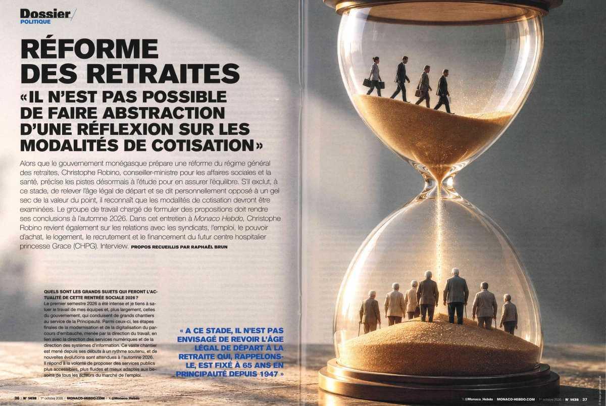 Réforme des retraites à Monaco "Monaco Hebdo"