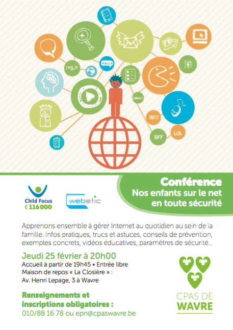Conférence : « Nos enfants sur le Net en toute sécurité »
