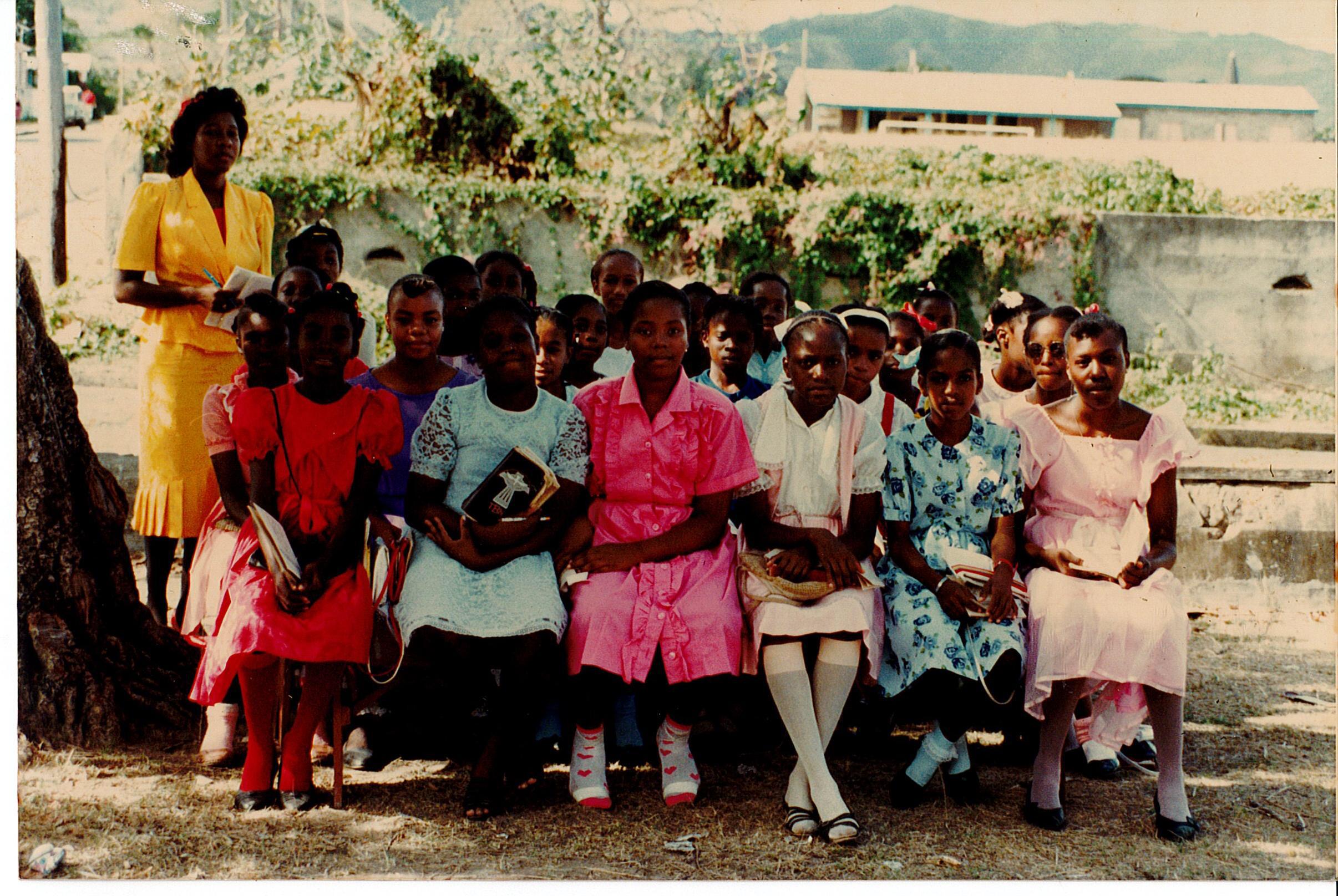 Intermediate Girls Sunday School Class 1988