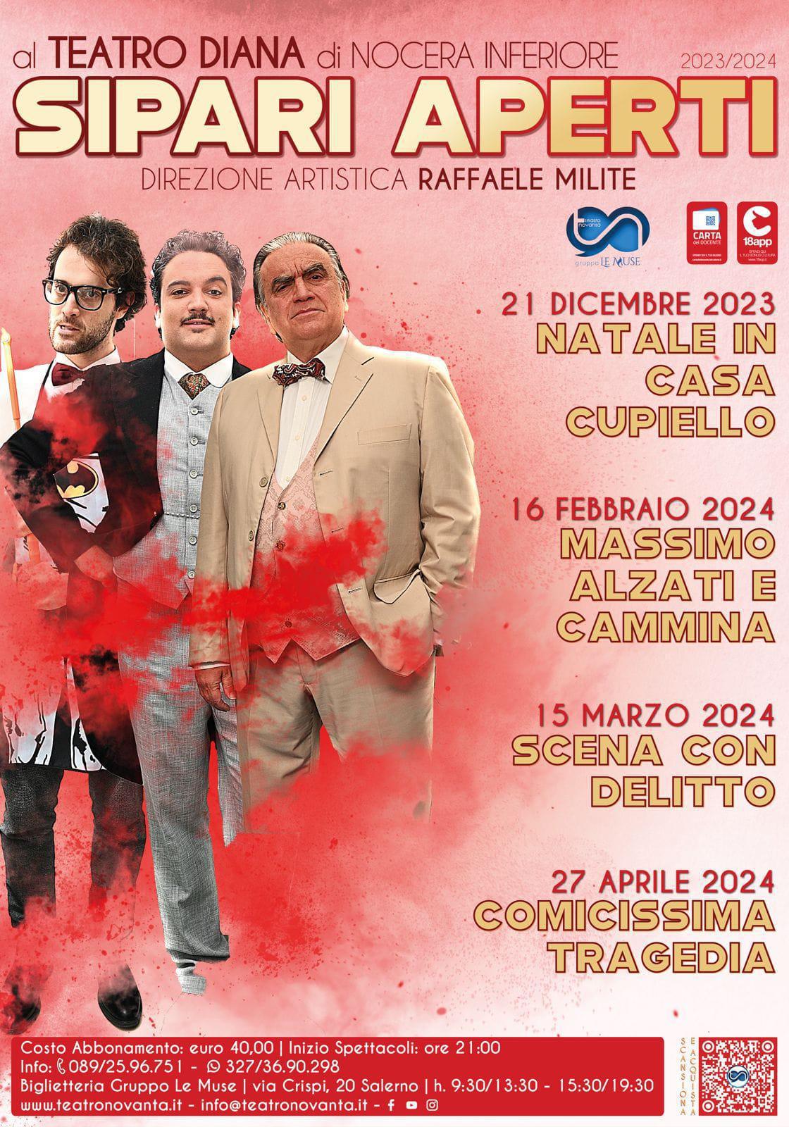Sipari Aperti "Massimo alzati e cammina" - inizio ore 21:00
