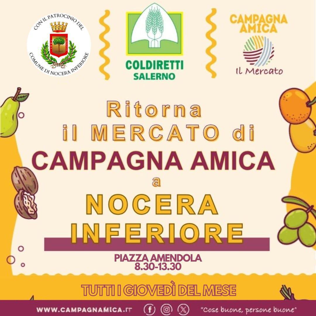 Mercato di Campagna Amica a Nocera Inferiore (inizio ore 08:30)