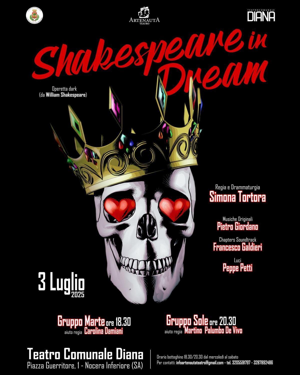 Shakespeare in Dream (dalle ore 18.30)