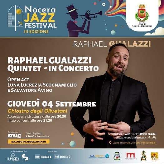 Raphael Gualazzi Quintet in Concerto - open act Luna Lucrezia Scognamiglio e Salvatore Avino
