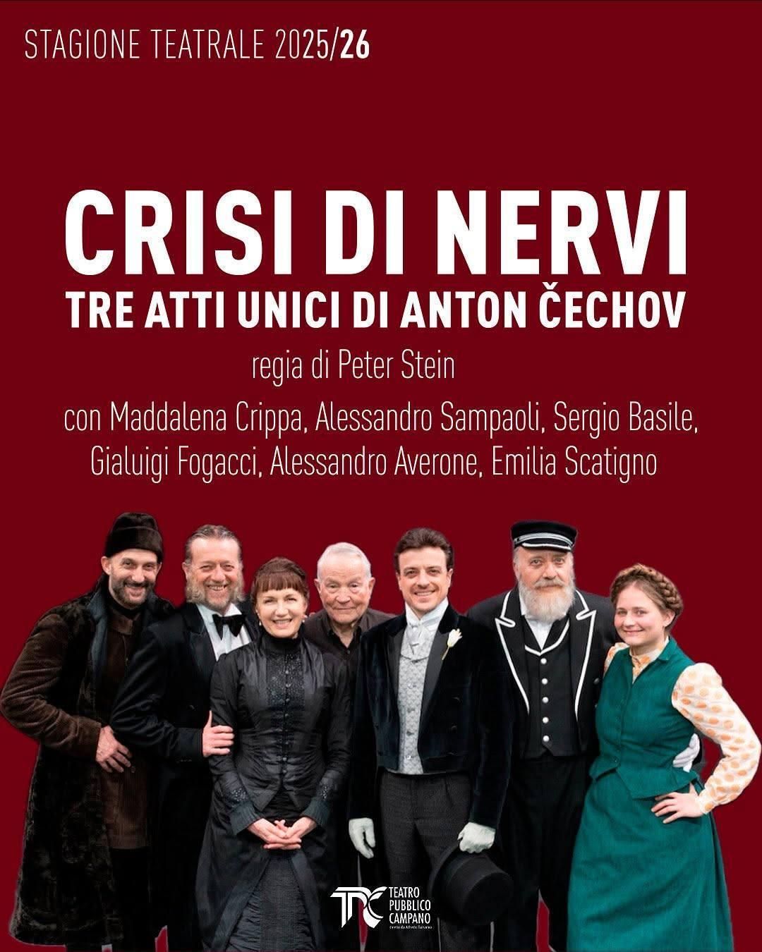Crisi di Nervi. Tre Atti Unici (inizio ore 20:45) Crisi di Nervi. Tre Atti Unici (inizio ore 20:45)
