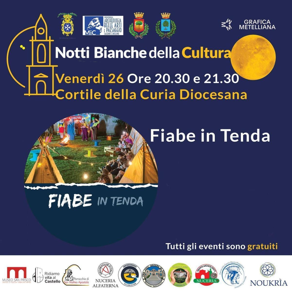Fiabe in tenda (inizio ore 20.30 e 21.30)