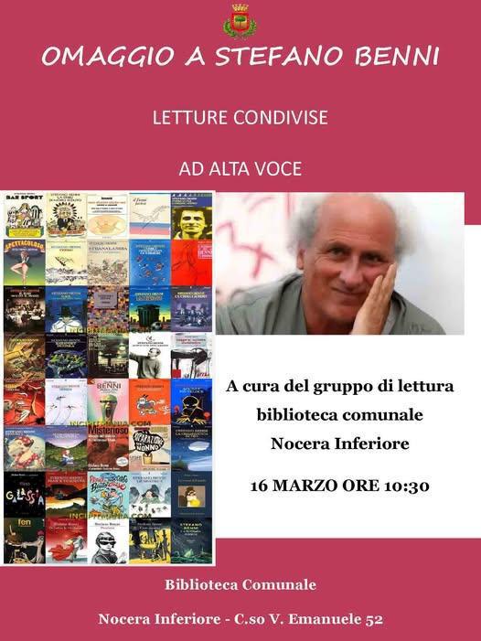 Omaggio a Stefano Benni - Letture condivise ad alta voce (inizio ore 10.30)