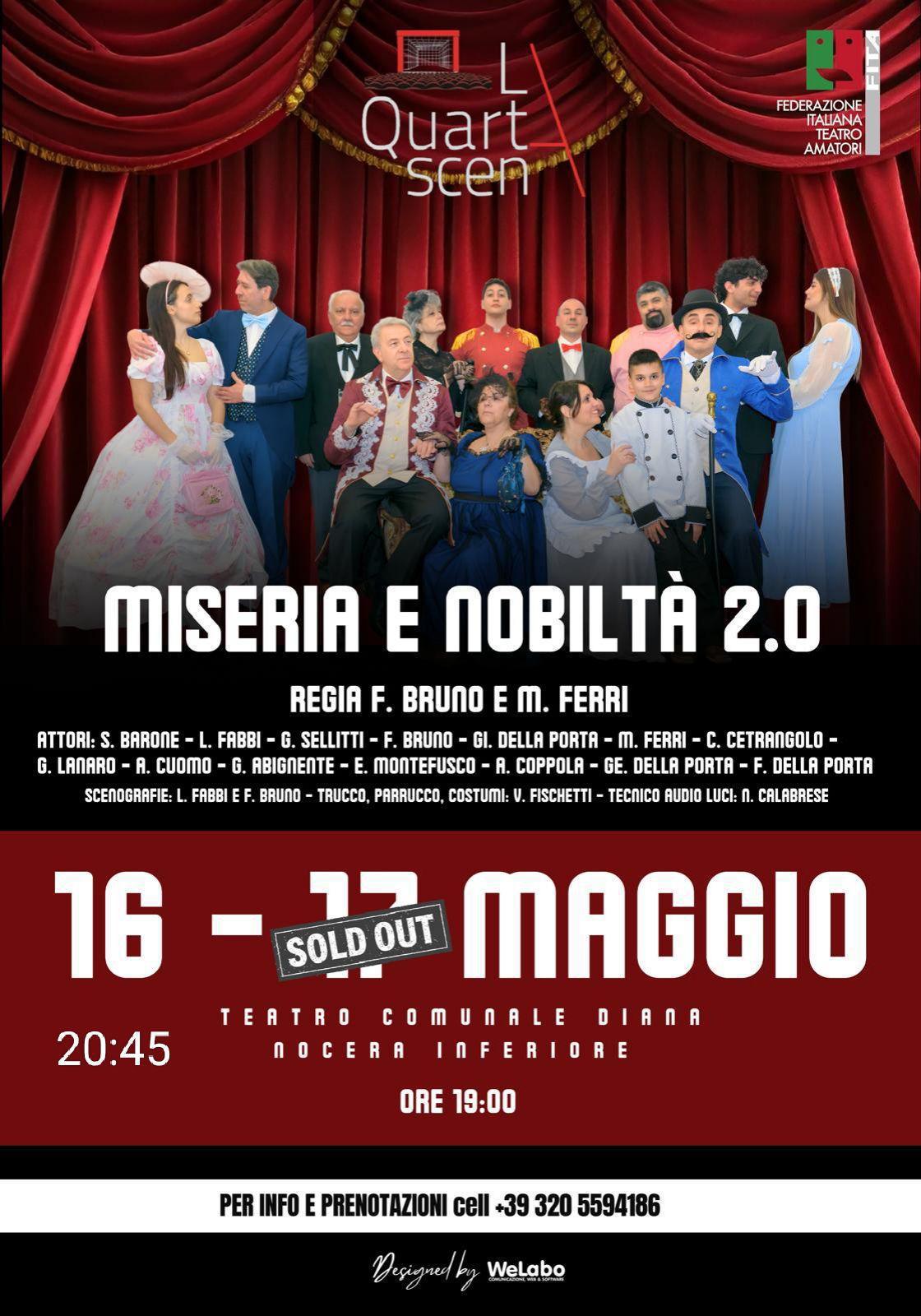 Miseria e Nobiltà 2.0 (inizio ore 20.45)