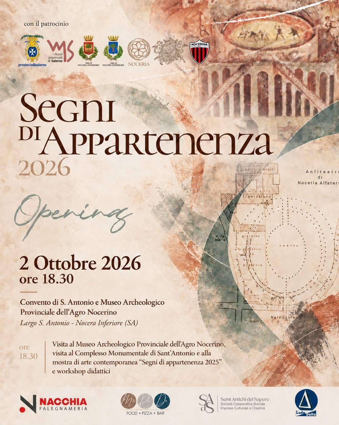 Inaugurazione "Segni di appartenenza" (inizio ore 18.30)