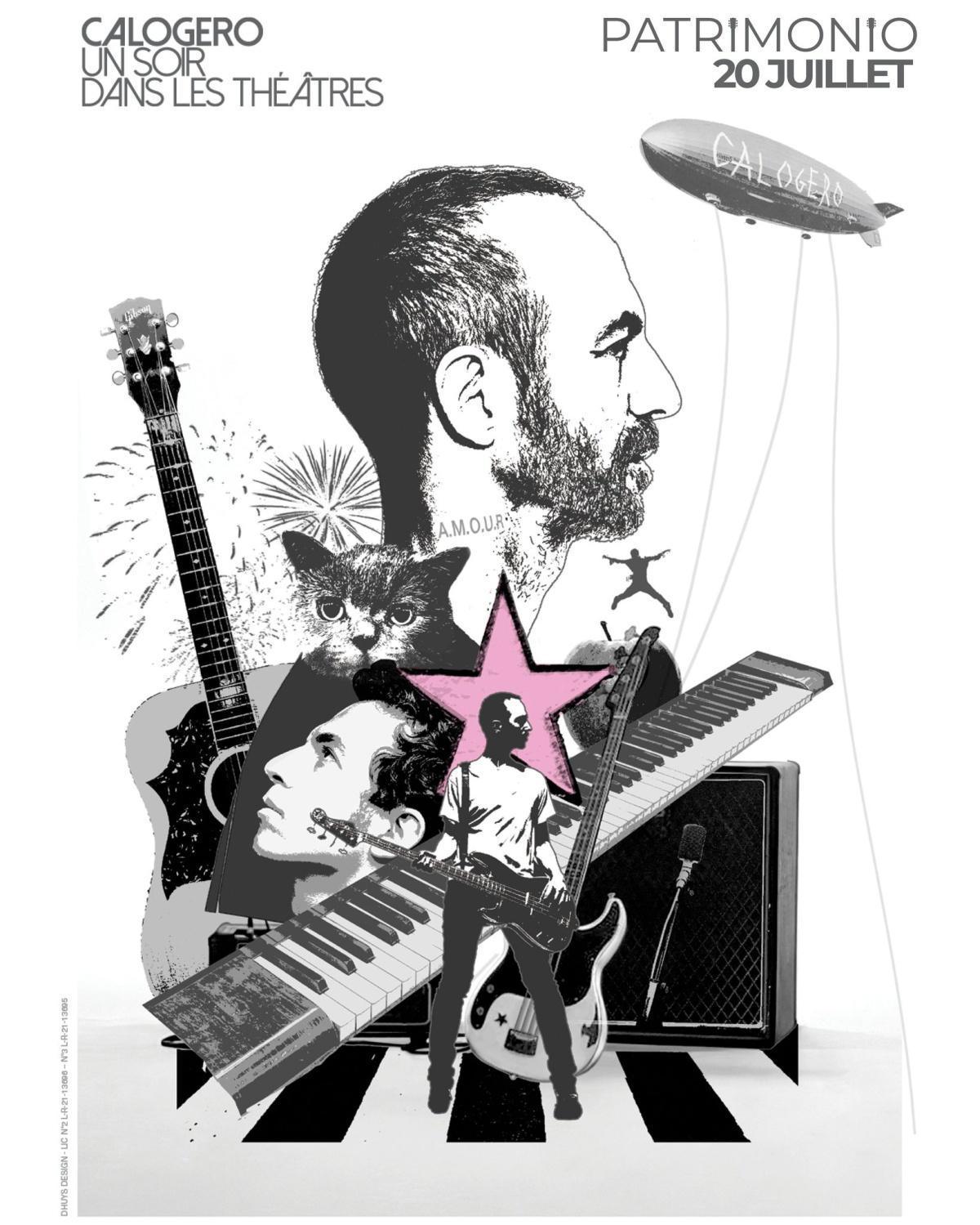 Calogero | Les nuits de la guitare | Patrimonio Calogero | Les nuits de la guitare | Patrimonio