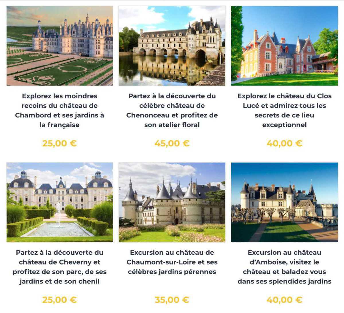 Les Châteaux de la Loire avec ROYAL CONNECTION