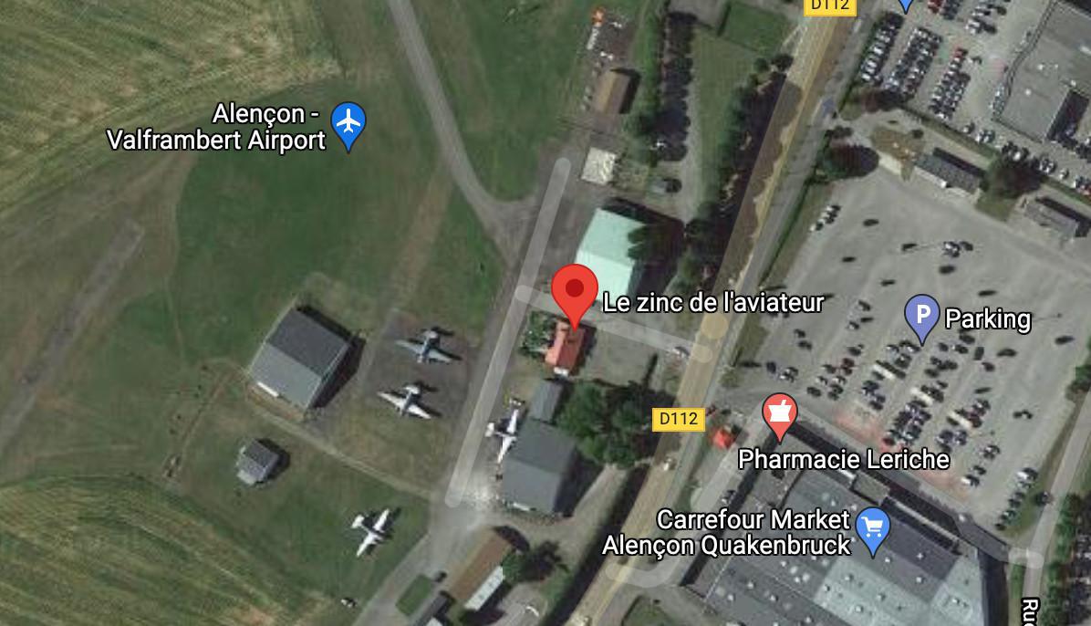 Restaurant Le Zinc de l'Aviateur 🛩 LFOF ALENCON VALFRAMBERT