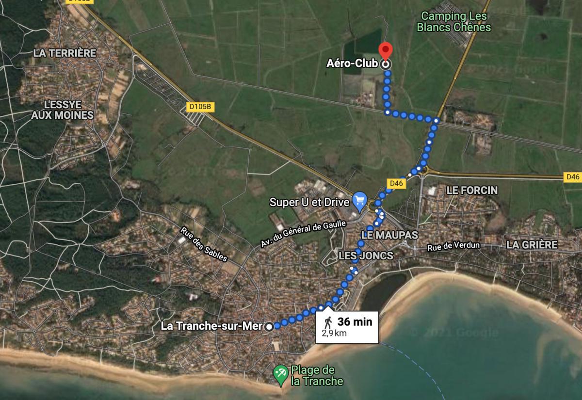 👟👟👟 Centre-ville de La Tranche sur Mer 🛩 LF8522 LA TRANCHE SUR MER