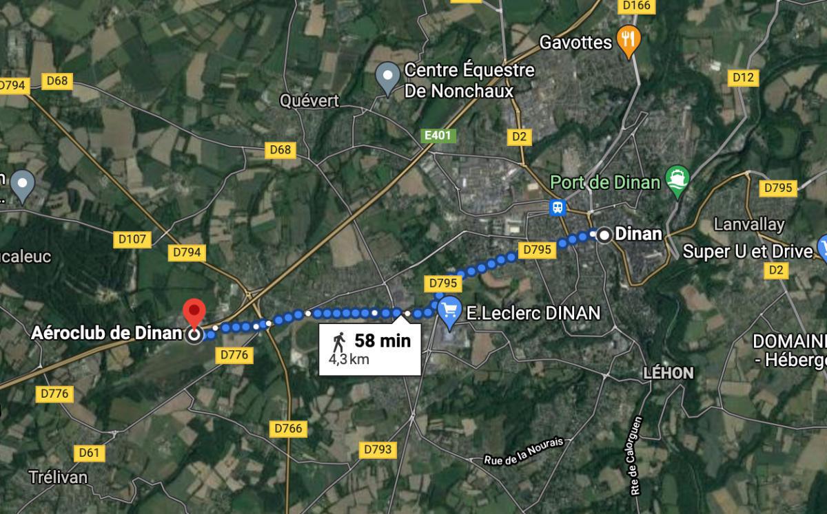 LFEB Dinan Trelivan ⛽️ Total H24 - 🍴🚴♀️ < 2 km LFEB Dinan Trelivan ⛽️ Total H24 - 🍴🚴♀️ < 2 km