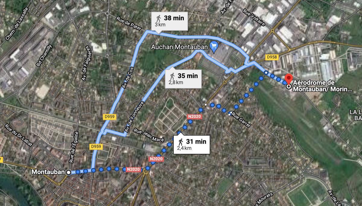 LFDB MONTAUBAN ⛽️ - 🛏🍴🚍 < 2 km LFDB MONTAUBAN ⛽️ - 🛏🍴🚍 < 2 km