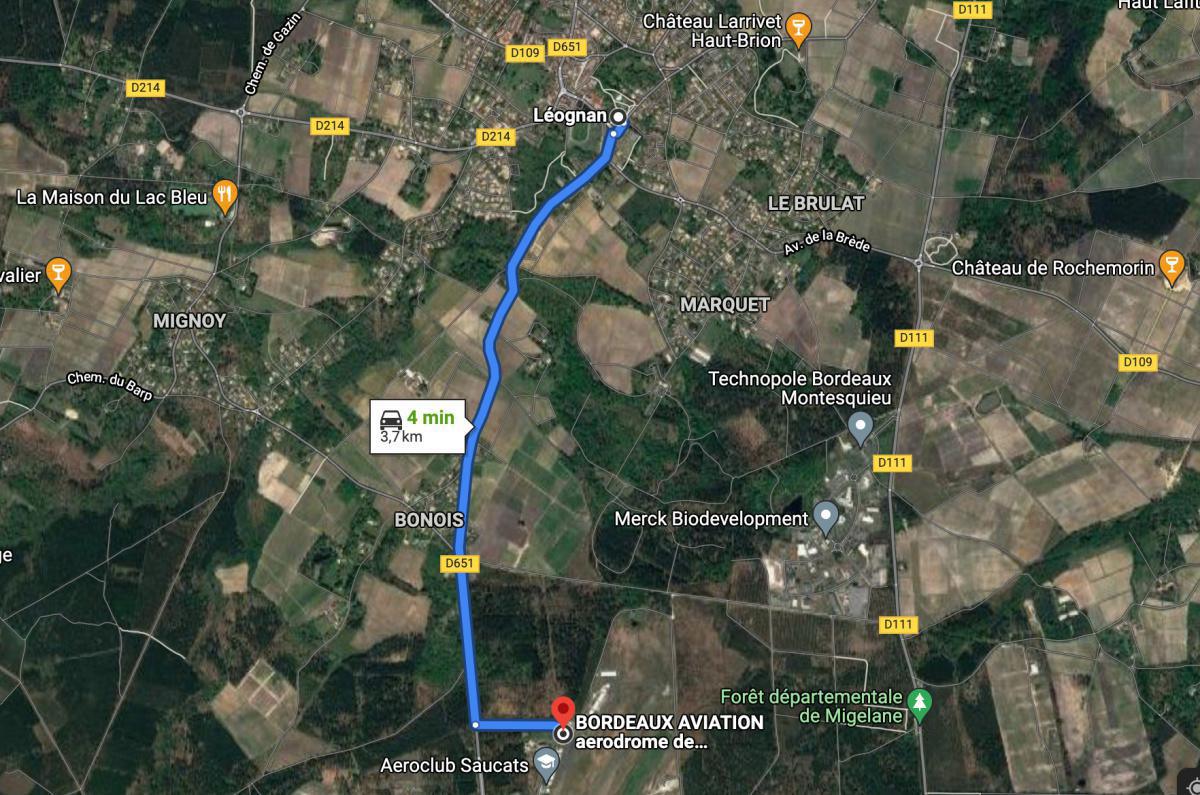 LFCS Bordeaux Léognan Saucats ⛽️ -🍴< 2 km LFCS Bordeaux Léognan Saucats ⛽️ -🍴< 2 km