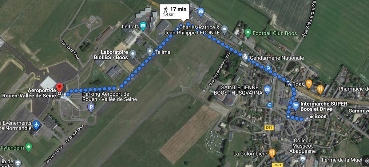 LFOP Rouen ⛽️ - 👑 🏘🚶🏻♂️🛏 🍴 🚙 < 2 km LFOP Rouen ⛽️ - 👑 🏘🚶🏻♂️🛏 🍴 🚙 < 2 km