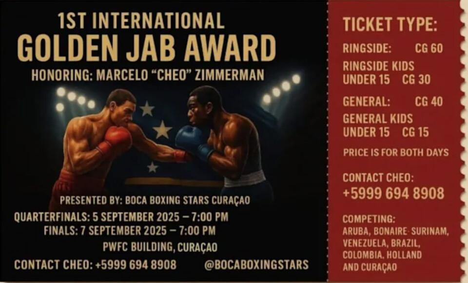 1ST INTERNATIONAL GOLDEN GLOVES AND BELTS