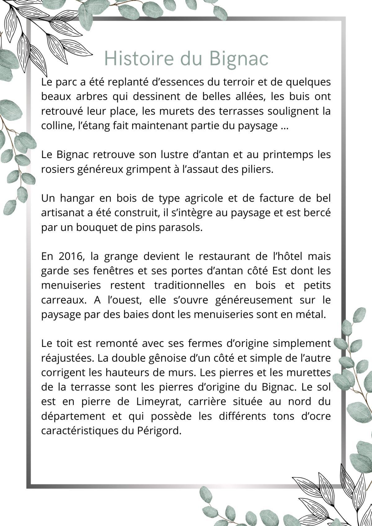 L'Histoire du Bignac