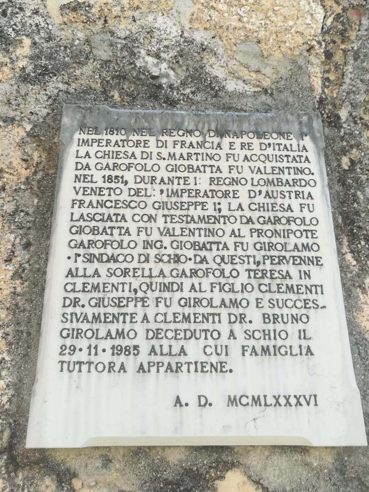 Chiesa di San Martino in Schio