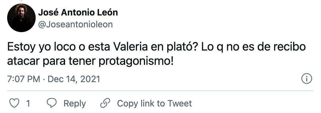 La metedura de pata de Jose Antonio León que hace explotar Twitter.