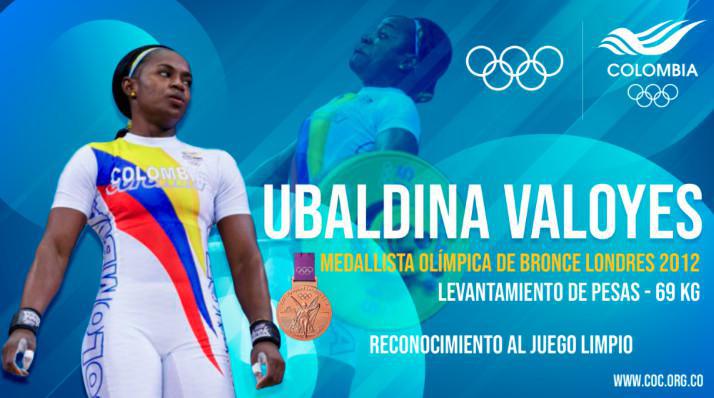 ¡Tenemos 29 medallas olímpicas, Ubaldina Valoyes se unió al grupo de medallistas olímpicos!