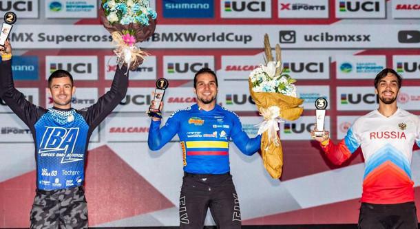 Primer triunfo de Carlos Ramírez en Copa Mundo de BMX