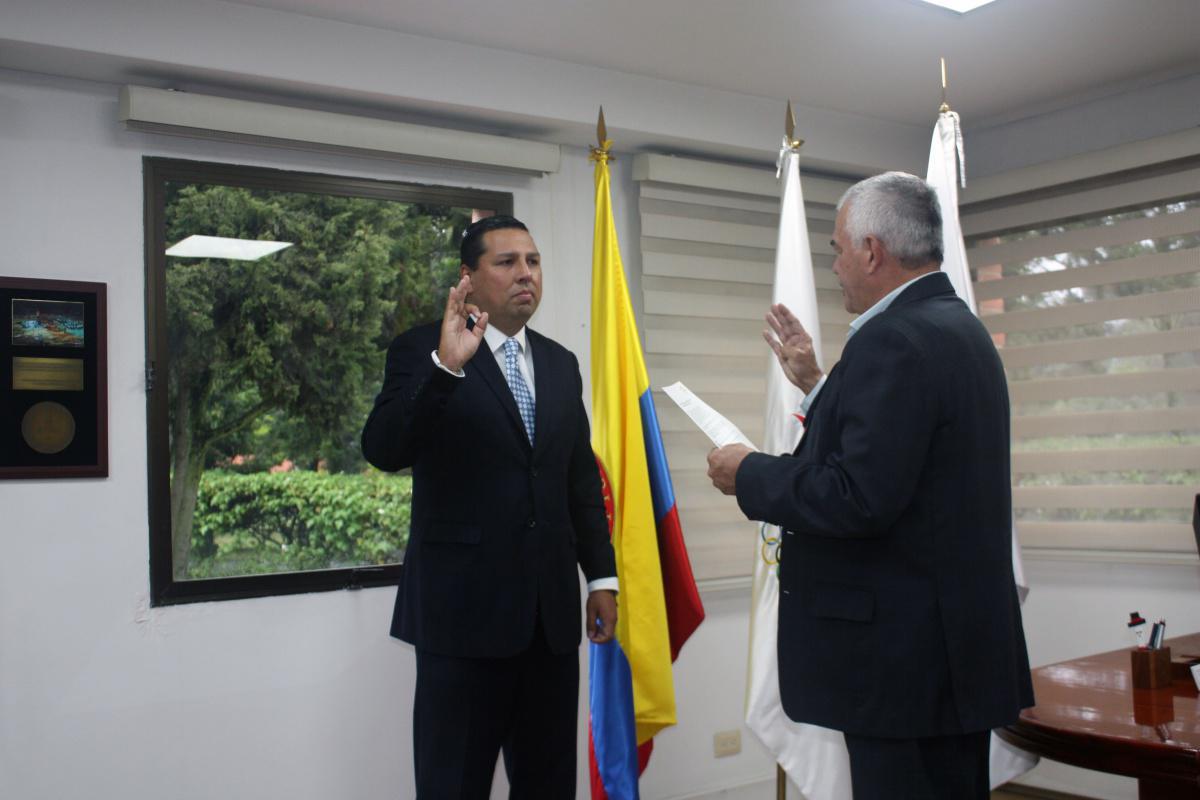 Jorge Eliécer Franco Pineda asume la tesorería del Comité Olímpico Colombiano