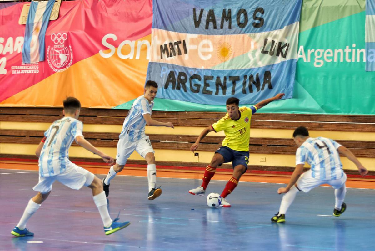 Colombia cayó frente Argentina en su segundo partido de fustal