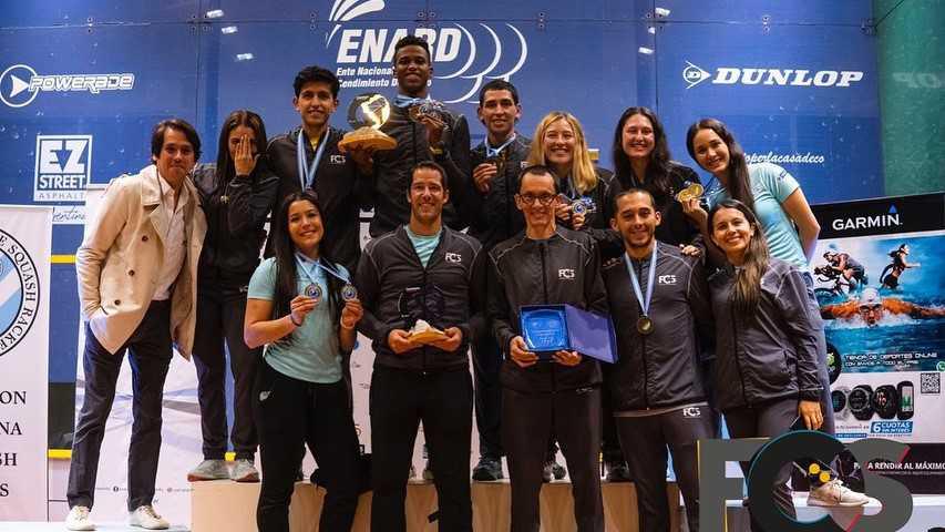 Seis oros para Colombia en el Sudamericano de Squash