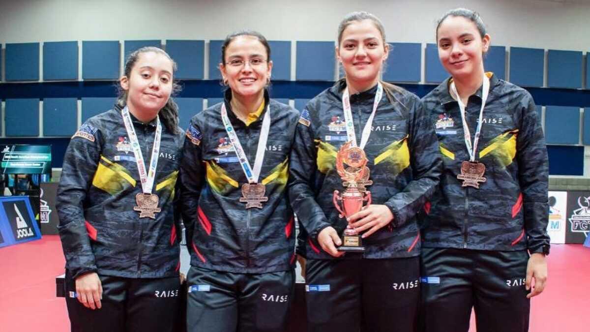 Dos bronces suma Colombia en el Suramericano de Tenis de Mesa